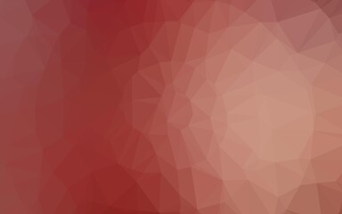 Fototapeta premium Light Red vector shining triangular pattern.
