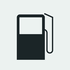 Gas station vector icon illustration sign