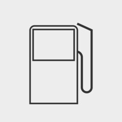 Gas station vector icon illustration sign
