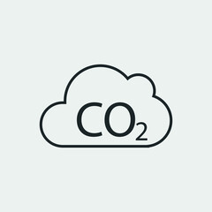 Fototapeta premium Global warming vector icon illustration sign