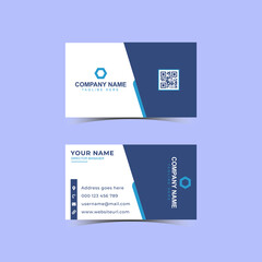 New Creative Corporate Business Card, Colorful Business Card Vector Template