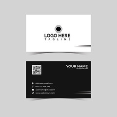 New Creative Corporate Business Card, Colorful Business Card Vector Template