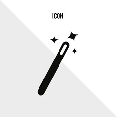 Magic wand vector icon illustration sign