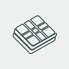 Land vector icon illustration sign