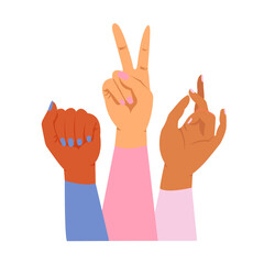 hand vector illustration design suitable for national women's day vector illustration