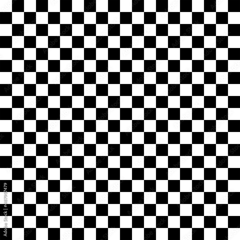 Poster black and white checkered seamless pattern. checkered pattern banner.
