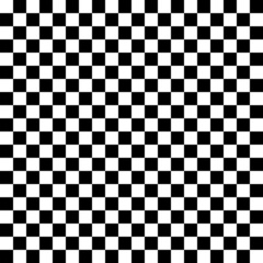 Fototapeta premium Black and white checkered seamless pattern. Checkered pattern banner.