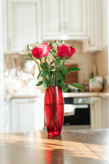 bouquet of red roses