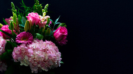 pink and white tulips