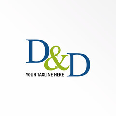 Letter or word D and D with unique arrow image graphic icon logo design abstract concept vector stock. Can be used as a symbol related to initial