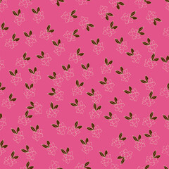 Beautiful seamless pattern with floral background.