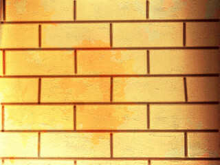 Obraz premium レンガ柄壁紙