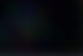 Dark Black vector blurred and colored template.