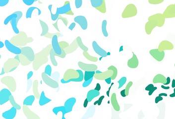 Light Blue, Yellow vector texture with random forms.