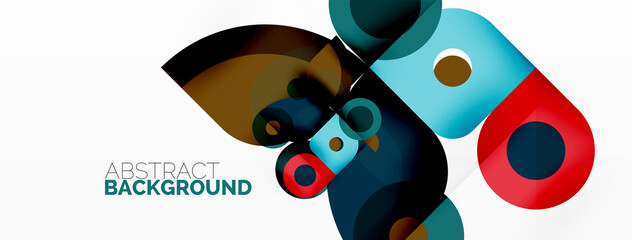 Colorful geometric pattern, minimal abstract background for wallpaper, banner, presentation
