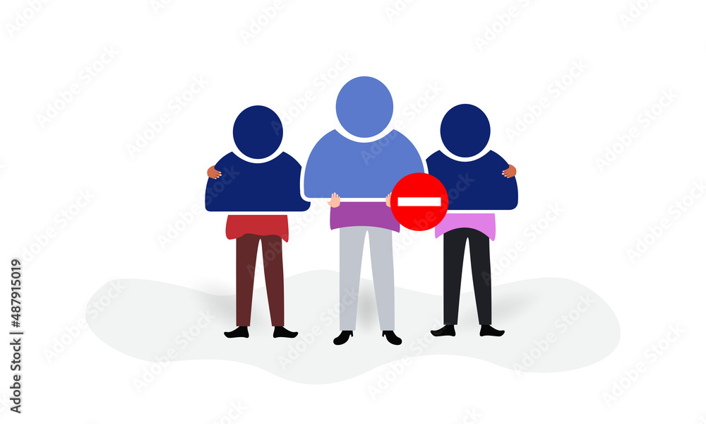 Aufkleber character holding a loading user account reduce icon