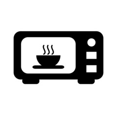 Microwave Icon Vector Illustration Design Template