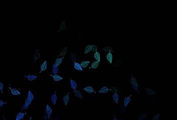 Obraz na płótnie Canvas Dark Blue, Green vector doodle background.