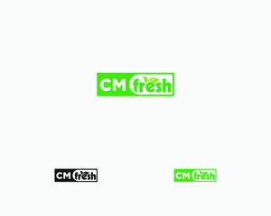 Fototapeta premium CM Fresh Logo Design