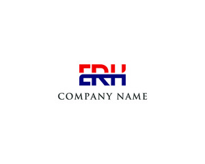 ERH Letter Logo Design