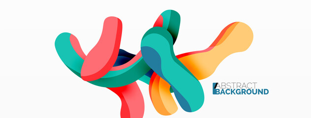 Creative geometric wallpaper. Splash liquid wave fluid shapes background. Techno business template for wallpaper, banner, background or landing