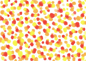 水玉　水彩　背景