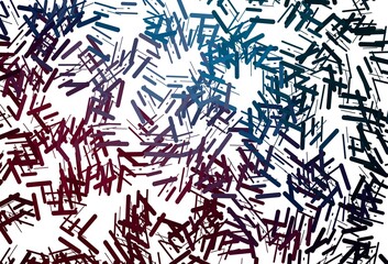 Dark pink vector backdrop with long lines.