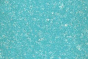 snowflakes on old paper texture