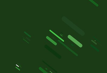 Light Green vector backdrop with long lines.