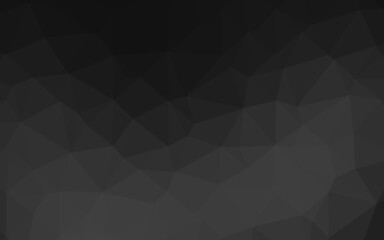 Obraz premium Dark Silver, Gray vector abstract mosaic background.