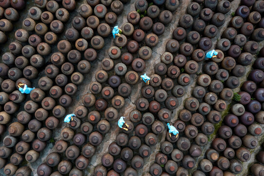 Chongqing ancient brew soy sauce  shooting at high altitude
