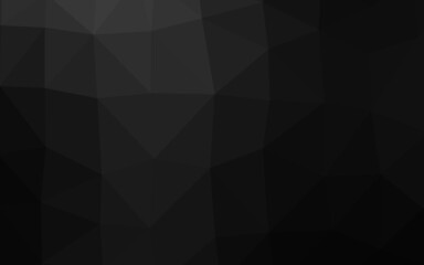 Fototapeta premium Dark Silver, Gray vector polygon abstract layout.