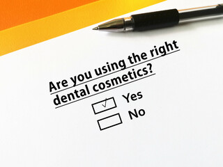 Questions about right cosmetics