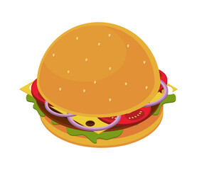 burger food icon