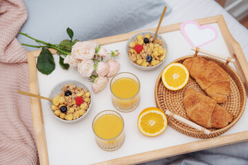 Breakfast in bed