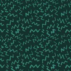 Vector Seamless Hand Drawn Scribble Pattern. Minimal Artistic Sketch Endless Print.