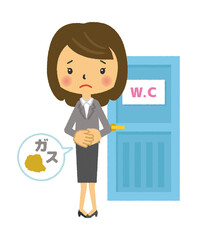 トイレ　女性