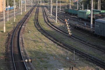 railway lines at the station