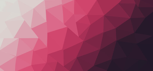 Low poly abstract background. Pink and violet gradient abstract background. Triangular effect background. Geometric colorful background.
