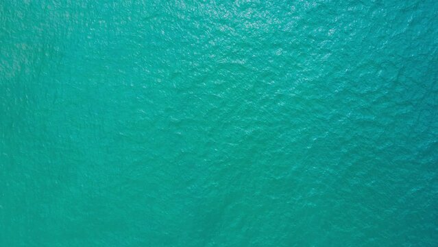 Aerial view Top-down seawater surf trxture background