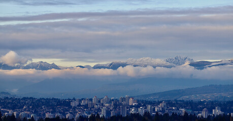 View from my high rise in Vancouver, BC Canada