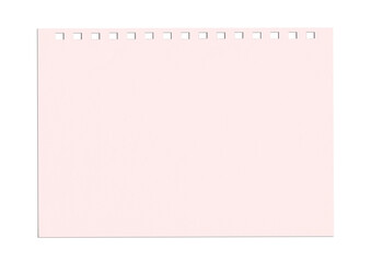 blank pink note paper background