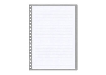 blank gray note paper background