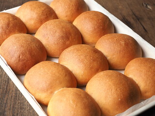 Thai milk tea bread rolls