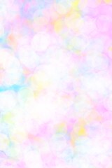 Unicorn galaxy pattern. Pastel cloud and sky with glitter. Cute bright paint like candy background theme. Concept to montage or present your product, for women, girls in princess style