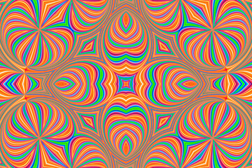 Abstract bright colorful lines pattern