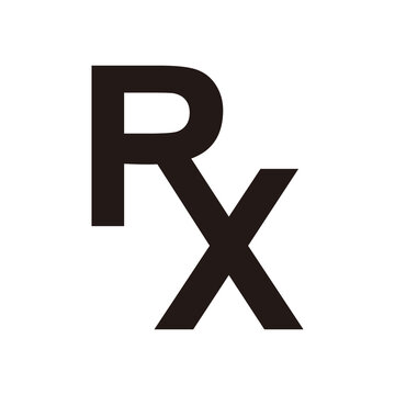 RX logo vector on white background