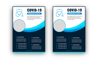 Covid 19 Flyer Design Awareness Template Medical And Healthcare