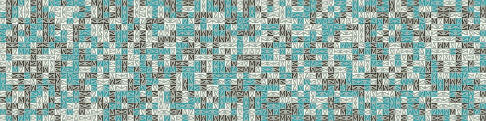 Fototapeta premium Abstract Geometric Pattern generative computational art illustration