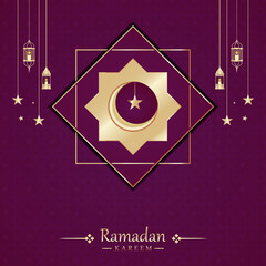 Naklejka na ściany i meble Islamic vector design. Ready to use for Ramadan and holidays.